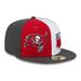 Men's New Era Red/Pewter Tampa Bay Buccaneers 2023 Sideline 59FIFTY Fitted Hat