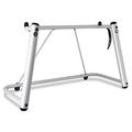 VANPHY Keyboard Stand with Locking Straps, Heavy-Duty Piano Keyboard Stand 88 Key 76 Key 61 Key, U-Shaped Design Keyboard Display Stand (Gray)