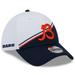 Men's New Era White/Navy Chicago Bears 2023 Sideline 39THIRTY Flex Hat