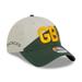 Men's New Era Cream/Green Green Bay Packers 2023 Sideline Historic 9TWENTY Adjustable Hat