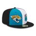 Men's New Era Teal/Black Jacksonville Jaguars 2023 Sideline 59FIFTY Fitted Hat
