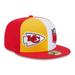 Men's New Era Gold/Red Kansas City Chiefs 2023 Sideline 59FIFTY Fitted Hat