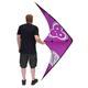 Skymonkey Powerstreamer XXL sport stunt kite, from 14 years, advanced, 212 cm - purple