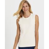 Blair Women's Essential Knit Tank Top - Ivory - MED - Petite