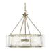 Savoy House Genry 26" Wide Warm Brass 5-Light Pendant