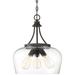 Savoy House Essentials Octave 15" Wide English Bronze 3-Light Pendant