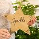 Sparkle Gold Star Christmas Tree Topper