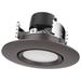 Satco 11856 - 7.5WLED/DIR/4/60'/CCT-SEL/120V BRONZE (S11856) LED Recessed Can Retrofit Kit with 5 6 Inch Recessed Housing