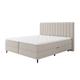 Lit boxspring en Velours 160x200 beige