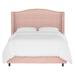 Lark Manor™ Amhir Storage Bed Upholstered/Metal in Pink/Black | 56 H x 66 W x 85 D in | Wayfair 18FCC423B5EC4379AA9FEA47D4A03EA0