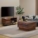 WAMPAT Modern TV Stand and Coffee Table Set of 2