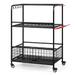 Garden Tool Storage Organizer with Wheels, Yard Tool Stand Holder