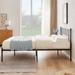 VECELO 3-Pieces Bed Frame with Wood Headboard and Modern Nightstands Set of 2