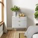 Willa Arlo™ Interiors Shawnda 3 Drawer 31.5" W Dresser Wood in White | 32 H x 31.5 W x 16.5 D in | Wayfair 57FB69572126433489132D210228F02F