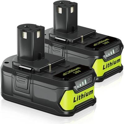 2Pack P108 18V 5.0 Ah Li-Ion Ersatzbatterie für Ryobi Akku One-Akku P108 P107 P105 P104 P103 P102 Image