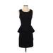 Gianni Bini Casual Dress - Party Scoop Neck Sleeveless: Black Print Dresses - Women's Size 3