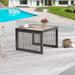 Patio Festival Wicker Metal Side End Coffee Table