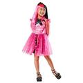 Rubies Draculaura Deluxe Kostüm für Mädchen, Kleid und Stirnband, offizielles Monster High Kostüm für Karneval, Weihnachten, Geburtstag, Party und Halloween