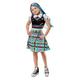 Rubies Frankie Stien Classic Kostüm für Mädchen, Größe L, Kleid und Clip, offizielles Monster High Kostüm für Karneval, Weihnachten, Geburtstag, Party und Halloween.
