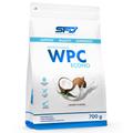 SFD Nutrition WPC Protein Econo Whey Protein Powder - Mass Building Powder for Meal Replacement Shake - Gluten Free Protein Powder - Sugar Free Mass Gainer - Coconut - 700g
