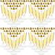 150 Pcs Champagne Flutes Plastic Champagne Glasses Clear Disposable Champagne Flutes Crystal Champagne Flutes Plastic Wine Glasses Plastic for Wedding Toasting Flutes Party Cocktail Cups (Gold)