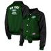 Women's New Era Green York Jets Coaches Raglan Full-Snap Jacket