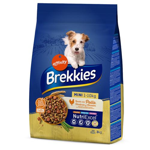 3kg Brekkies Mini Huhn Hundefutter trocken