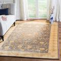 Brown 108 x 72 x 0.37 in Area Rug - Safavieh Rectangle Florence Oriental Hand-Knotted Area Rug in Wool | 108 H x 72 W x 0.37 D in | Wayfair FL06B-6