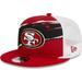 Men's New Era Scarlet San Francisco 49ers Tear Trucker 9FIFTY Snapback Hat