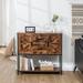 17 Stories Jenara 35.4 Sideboard Wood in Brown | 33.1 H x 35.4 W x 11.8 D in | Wayfair 5FD2EAAC76444222B6E60556E22F6194