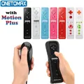 2PCS Fernbedienung mit Motion Plus Für Nintendo Wii Nunchuk Wireless Gamepad Für Nintend Wii Konsole