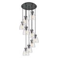 Innovations Lighting Bruno Marashlian Newton Bell 22 Inch 9 Light Multi Light Pendant - 119-410-1PS-BK-G412-8SDY