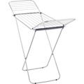 Leifheit Classic Siena 180 Easy Clothes Airer, Clothes Drying Rack with Extra-Thick Rails, Strong and Sturdy Aluminium Lightweight Clothes Horse, Grey, 18 m Drying Rack
