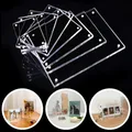 Transparent Acrylic Photo Frame Magnetic Photocard Holder Poster Display Stand Album Poster Memo