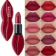 10 Colors Mouth Shape Easy to Color Matte Velvet Lipsticks Long Lasting Waterproof Lipstick Red