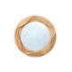 Small round wall mirror - 40cm round mirror - 16 inch round wooden mirror - Wall mirror - Wooden mirror