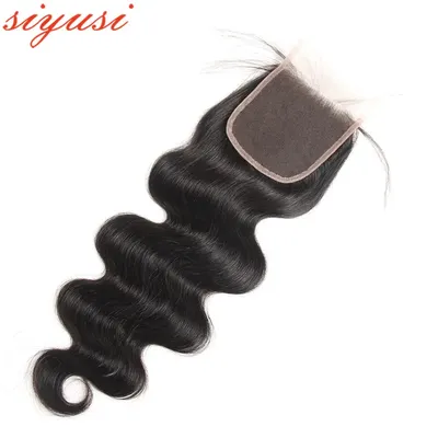 Cheveux humains indiens Body Wave Lace Closure HD Transparent At 13 4