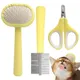 Pet Dog Cat Hair Removal Brush Comb Pet Grooming Tools Stainless Steel Comfort Flea Hair Comb Pet