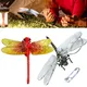Piquets de libellule pour jardin extérieur simulation d'art de cour modèle de figure de libellule