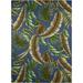 Dalyn Rugs Indoor/Outdoor Tropics TC1 Indigo Washable 5 x 7 6 Rug