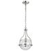 60/7816-Nuvo Lighting-Amado - 1 Light Pendant-16.5 Inches Tall and 10 Inches Wide-Polished Nickel Finish -Traditional Installation
