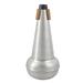 Trombone mute device 1PC Tenor Slide Trombone Mute Aluminium Alloy Muffler Music Instrument Mute Device Tenor Trombone Tonometer Long Trombone Silencer for Studio Home (Silver)