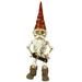 Horror Yard Art Resin Scary Gnome Dog Halloween Skeleton Gnome Garden Statue 2