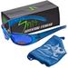 Chicopee Foam Padded Sunglasses (Frame Color: Crystal Blue Lens Color: Photochromic Yellow/Smoke)