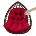 TOPCHANCES Swing Chair Cushion Patio Chair Cushion for Hanging Egg Chair Waterproof Hanging Egg Chair Pad ( Wine Red )