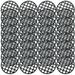 OUNONA 200pcs Round Flower Pot Hole Mesh Breathable Net Bottom Grid Mat for Bonsai Pot Mesh Drainage Nets