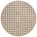 Dalyn Rugs Indoor/Outdoor Marlo MO1 Taupe Washable 6 x 6 Rug