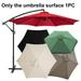 Uehgn 2M Patio Umbrella Cloth Replacement Sun Protection Outdoor Market Table Hanging Umbrella Canopy Parasol Top Shade Cover Umbrella Supplies