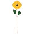 SESAVER Sunflower Garden Stake Heavy-Duty Metal Patio Sunflower Stake Decor Decorative Sunflower Garden Art Sculpture Delicate Sunflower Metal Stick for Yard Garden Patio Lawn