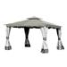 Garden Winds Replacement Canopy Top Cover for the Monterey Gazebo -Standard 350 - Stripe Stone